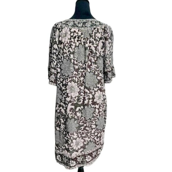 Calypso St. Barth Size Medium Dress Boho 3/4 Sleeve - Picture 5 of 8